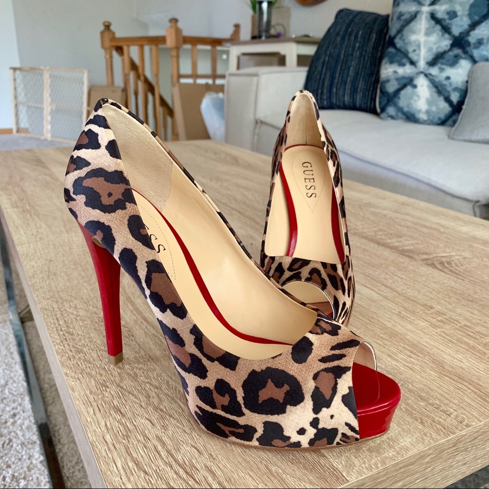 Guess Leopard Heels
